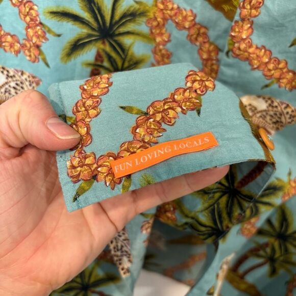 Scotch & Soda Regular-Fit Floral Print Poplin Shirt sz M - Picture 7 of 10